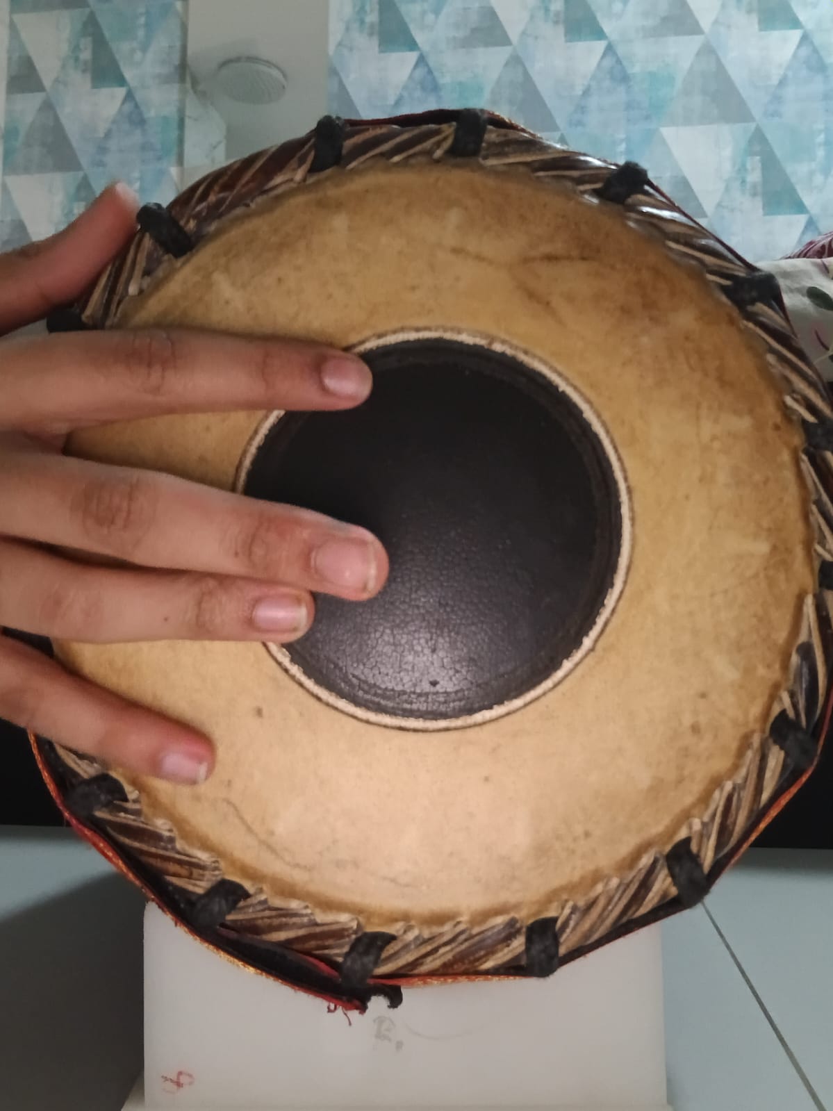 Right hand Nam and Dhim strokes